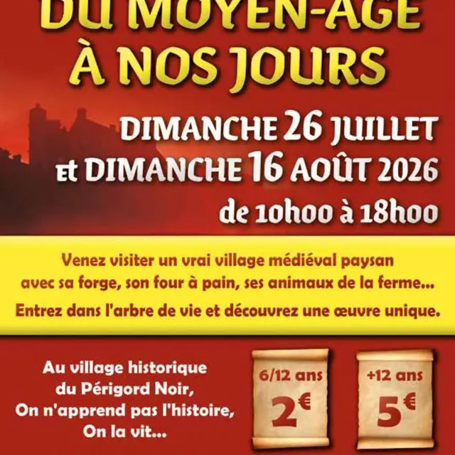 ​Les métiers du moyen-âge à nos jours
