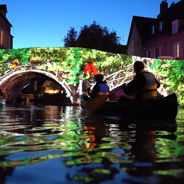 Chartres en lumières en canoé