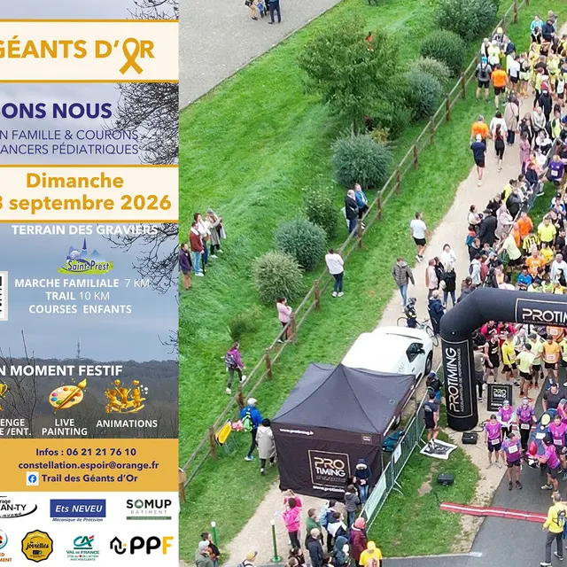 Trail des Géants d'Or - A5 - Flyer A5 Recto Trail des Géants d'Or 2026