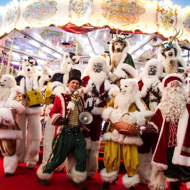 Déambulation La brigade animalière du Père Noël