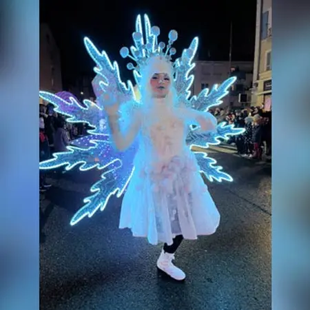 déambulation flocon de Noël