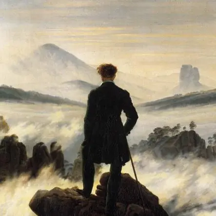 5 - Caspar David Friedrich_voyageur contemplant une mer de nuage_1818