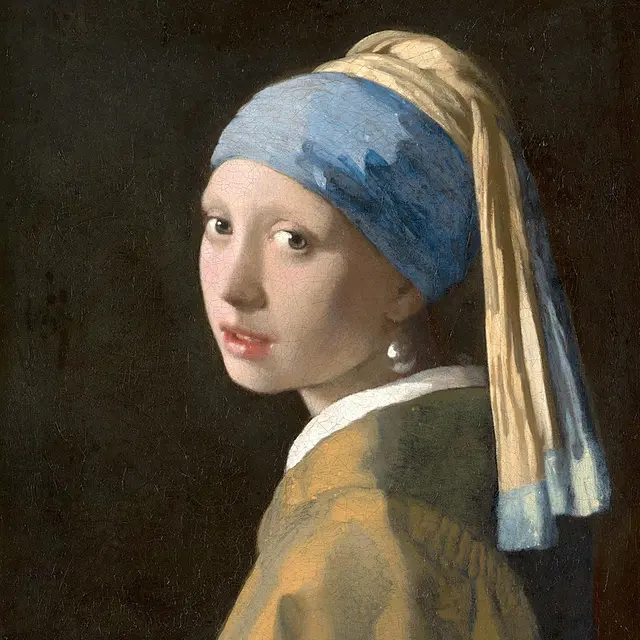 2 - Johannes Vermeer_1665_La jeune femme à la perle
