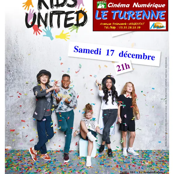 Affiche Kids United Officiel Turenne Vers 2