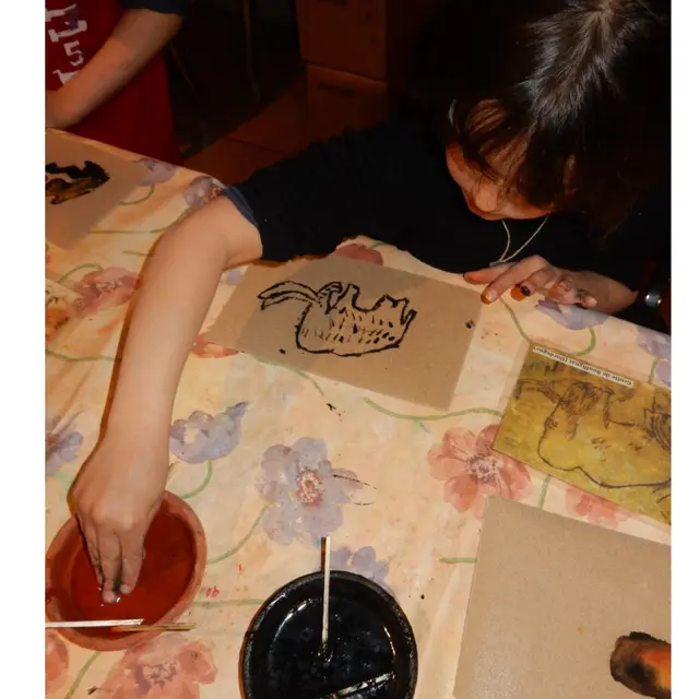Atelier artistique enfant Carennac 2