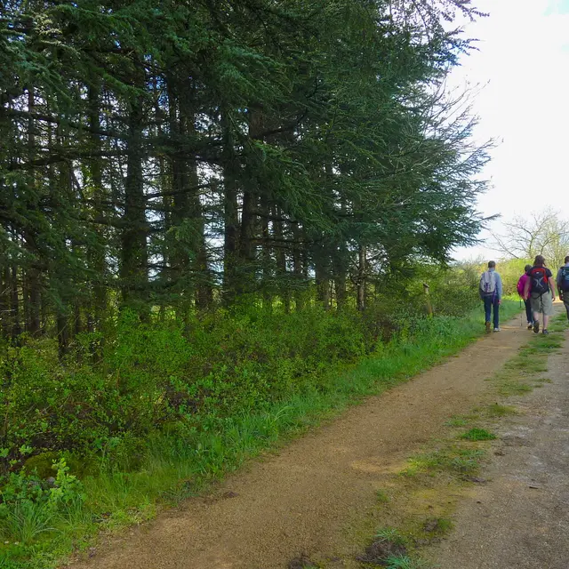 Bach - Randonneurs sur le sentier des Phosphatières © Lot Tourisme - C. Sanchez