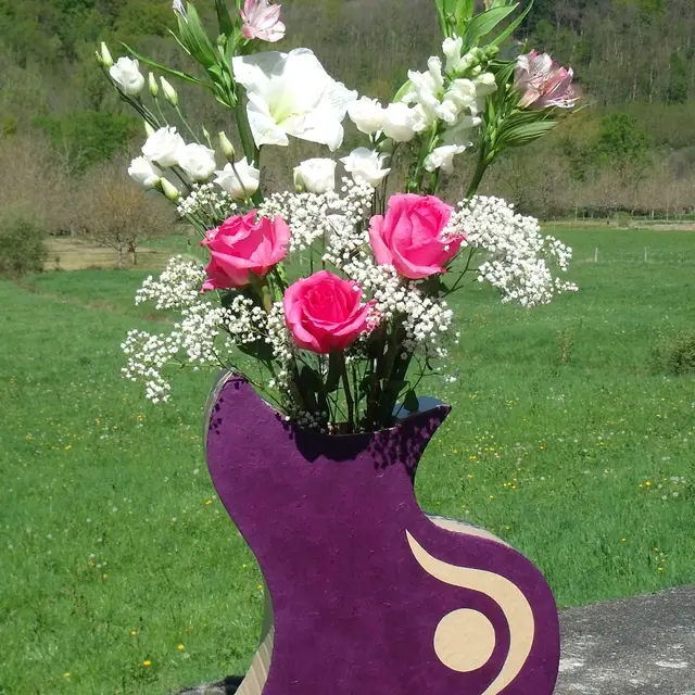 CoeurdeCarton-vase fleurs