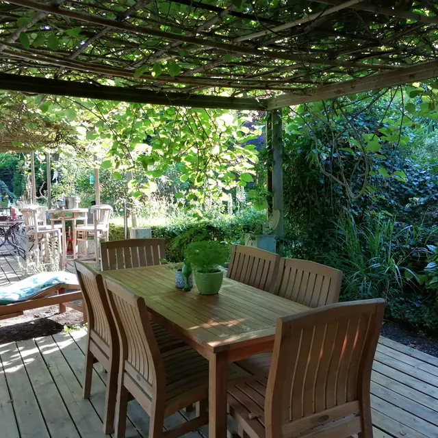 Terrasse jardin.