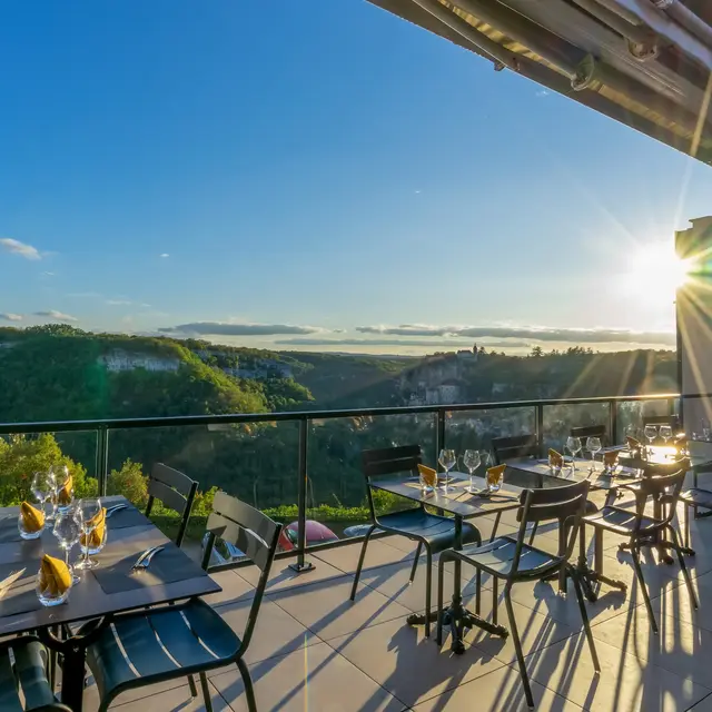 Le Belvédère_Rocamadour_Terrasse