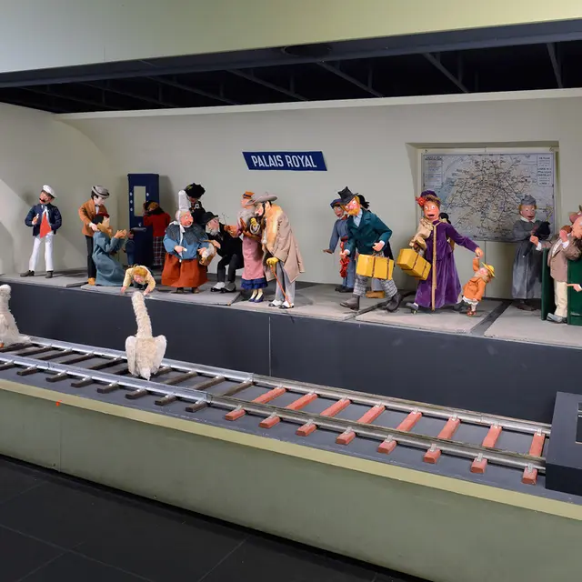 Musée de l automate- le métro
