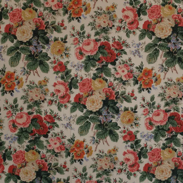 Papier peint fleurs