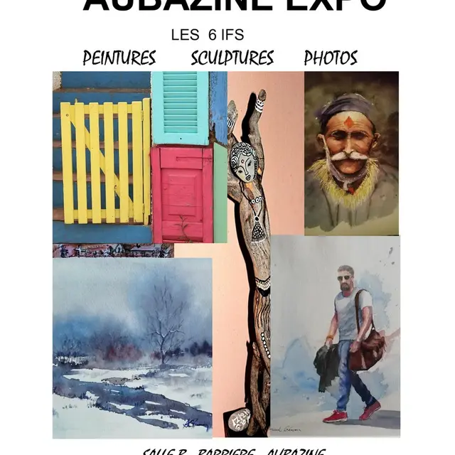 affiche EXPO AUBAZINE