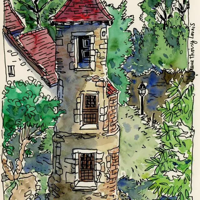 dessin carennac la tour 2016