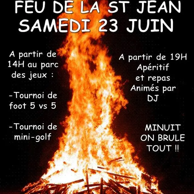 feu de la st jean cavagnac