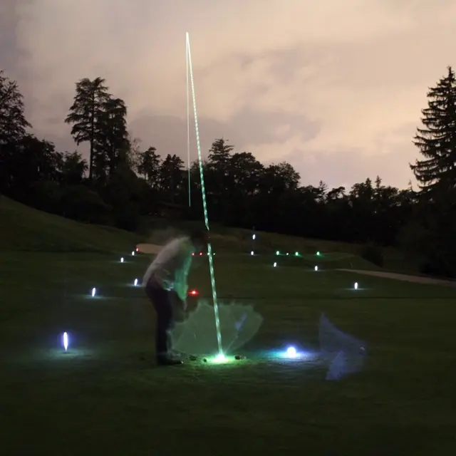 golf du Coiroux by night