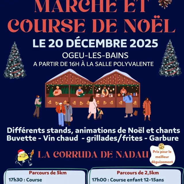 Marché et course de noël
