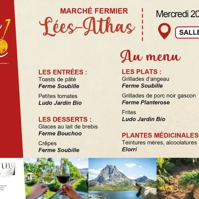 Marché fermier LEES ATHAS