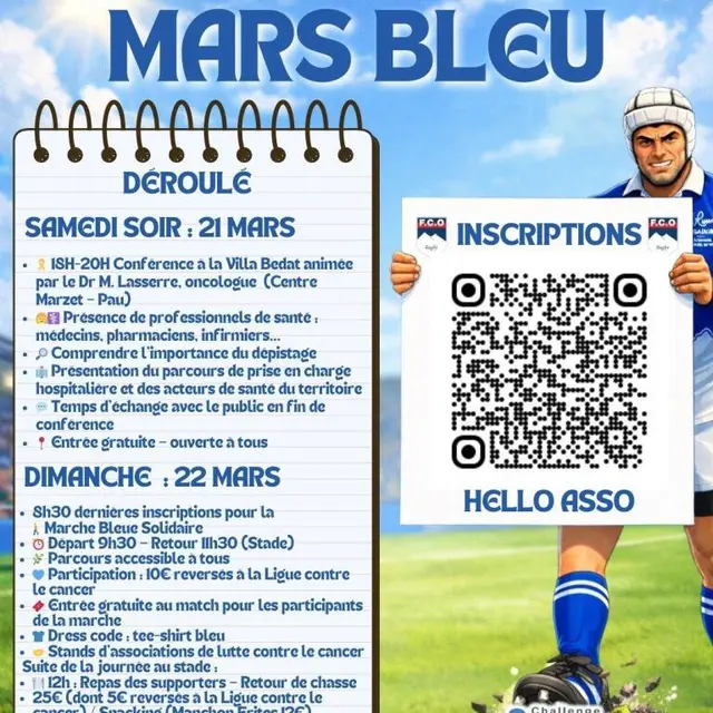 Mars bleu
