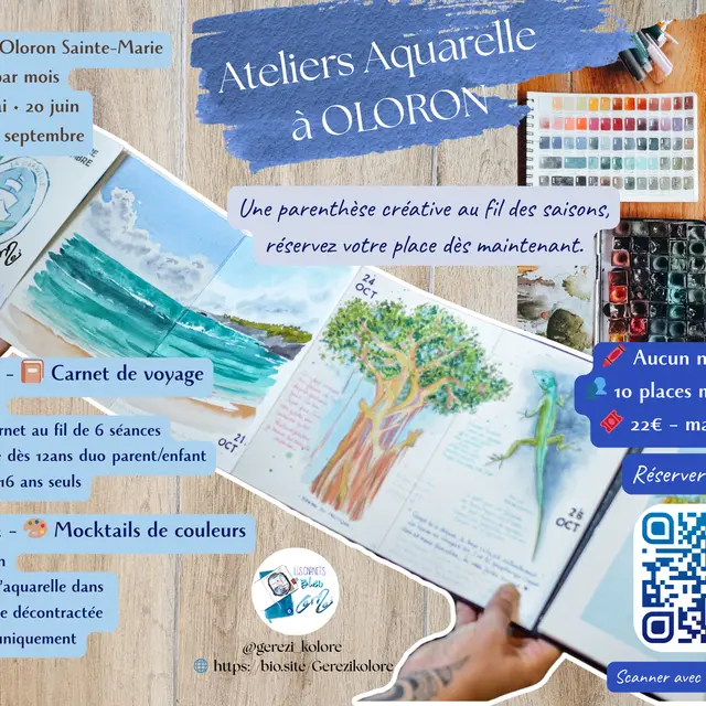 Ateliers aquarelle