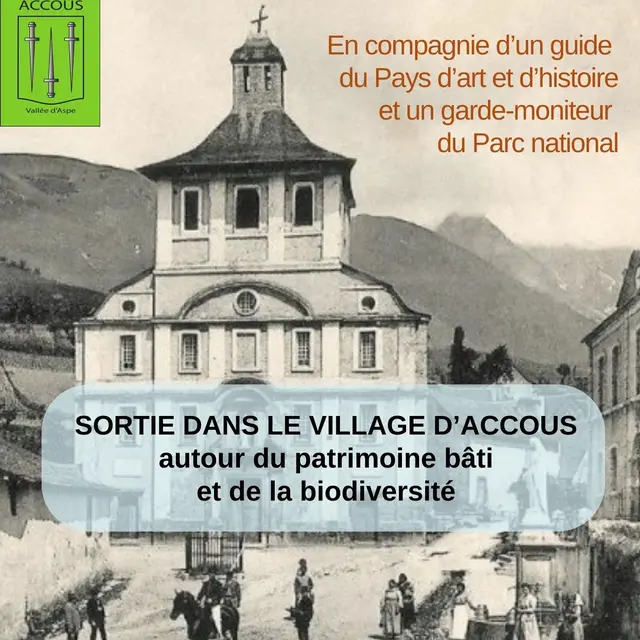 Exposition photo - Affiche_Journées_patrimoine_Accous_2025_09_20