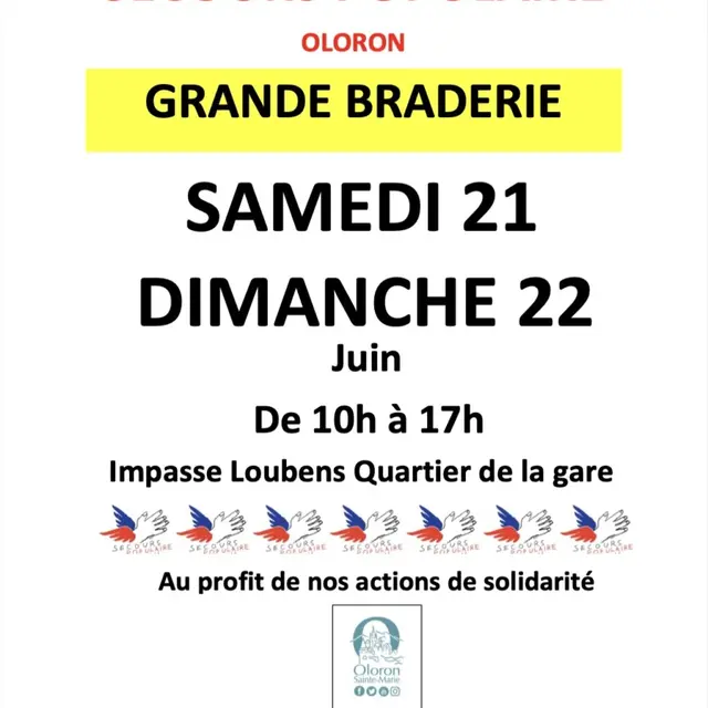 Braderie du Secours Populaire