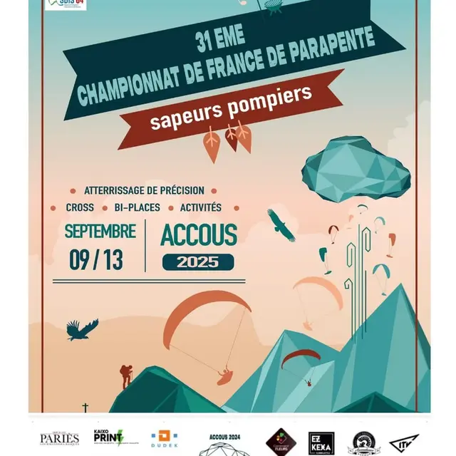 Championnat parapente pompiers