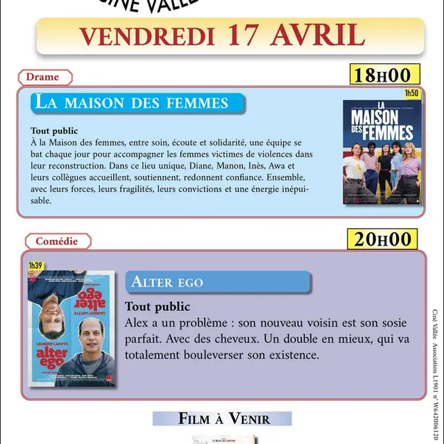 Ciné vallée 17.04