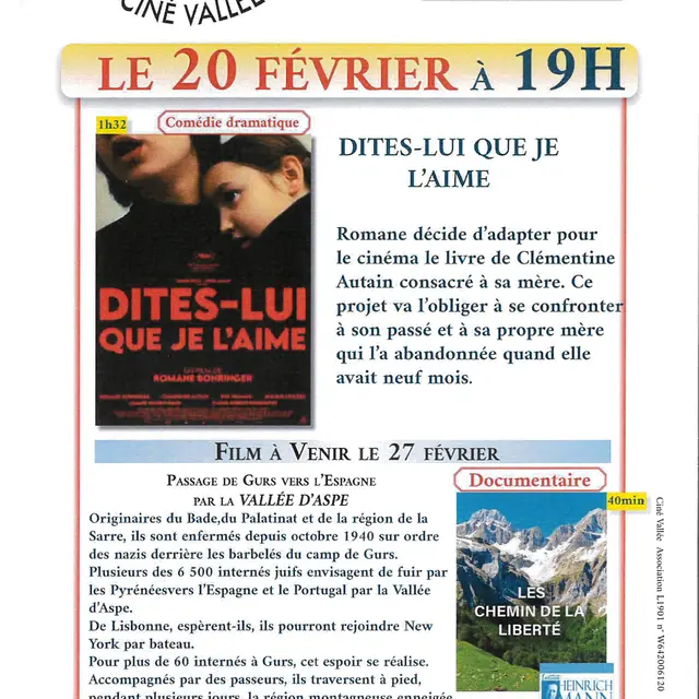 Ciné-vallée 20.02