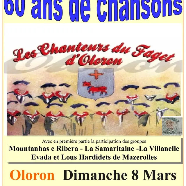 Concert anniversaire Les Chanteurs du Faget d'Oloron