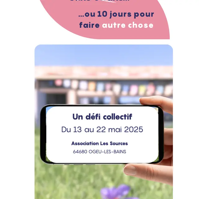 Affiche Défi sans écrans atelier cirque