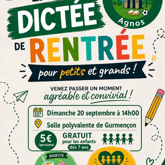 Dictée de la rentrée