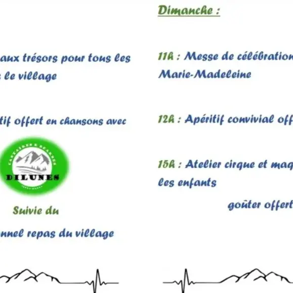 Fêtes Urdos programme
