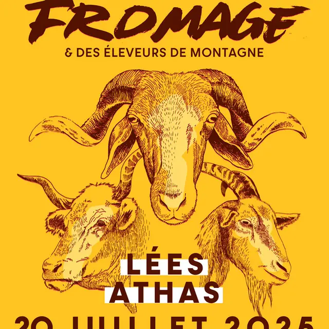 AFFICHE 2025 - Fête du Fromage - Lees-Athas