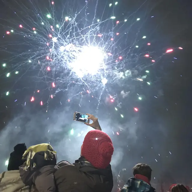 Feu d-artifice - LA PIERRE SAINT-MARTIN