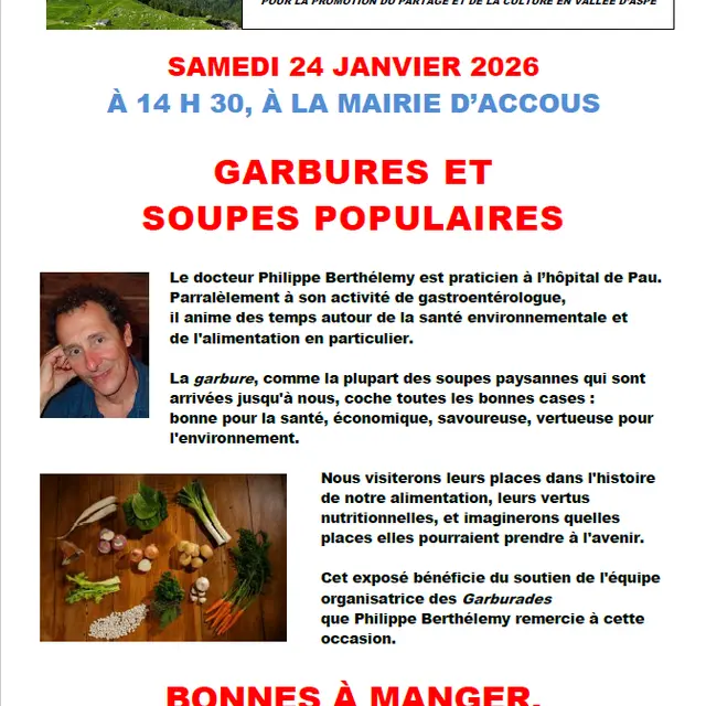 GARBURES ET SOUPES POPULAIRES