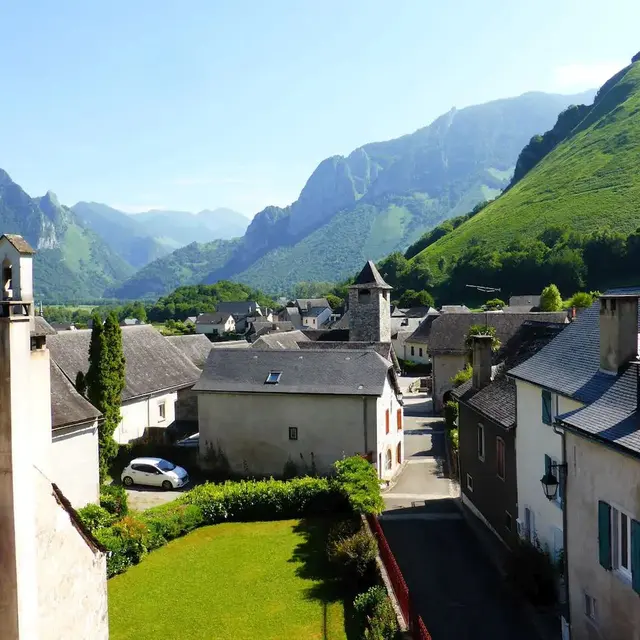 Gîte de groupe Izarda - Vue sur la montagne