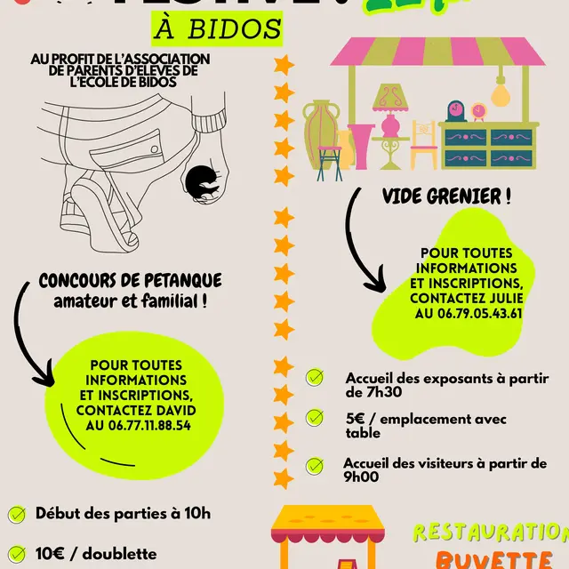 Journée festive à Bidos