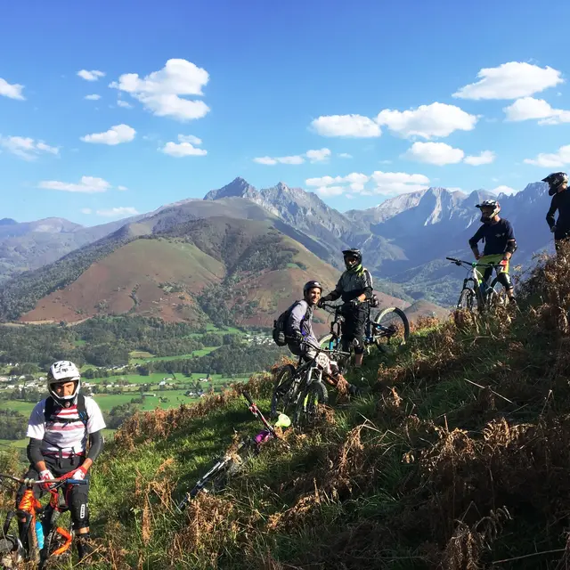 Chemin de Pirait à VTT