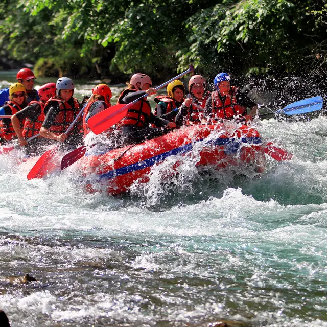Rafting sur le Gave d'Aspe IV - OLORON SAINTE-MARIE (©FERNANDEZ NICOLAS) - DI