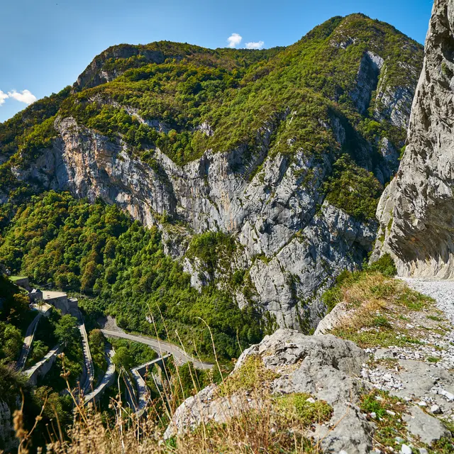 Randonneurs au chemin de la Mâture