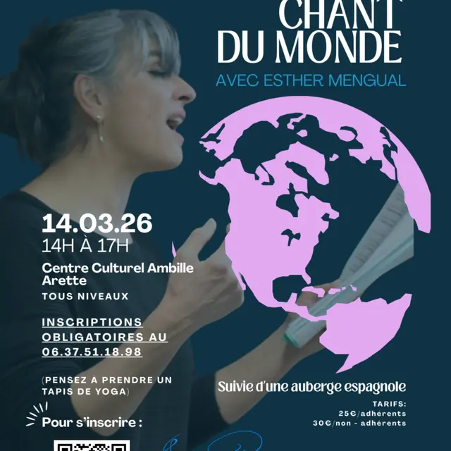 Stage chant du monde