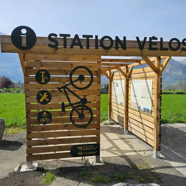 Station vélo Accous