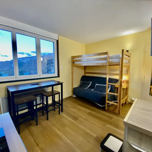 Studio Mouton - Vue sur village des chalets