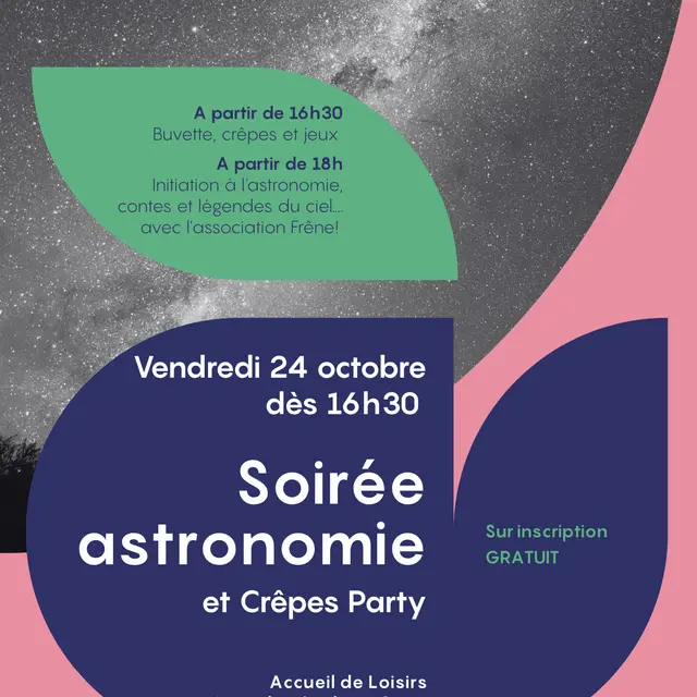 Soirée astro octobre 2025