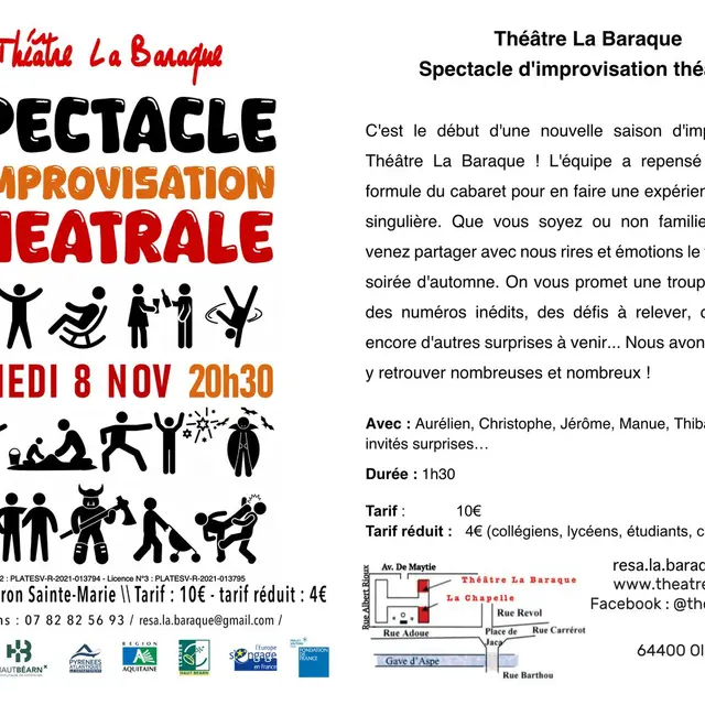 Spectacle d'impro