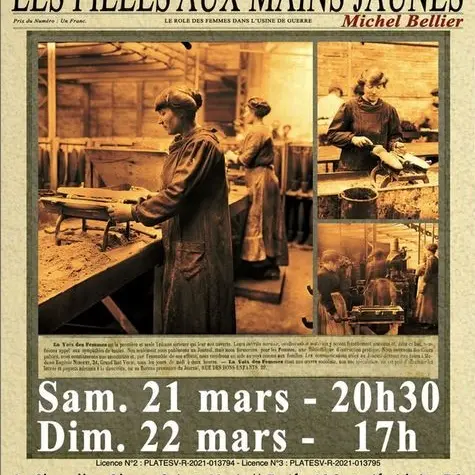 Theatre les filles aux mains jaunes-21 et 22 mars 2026