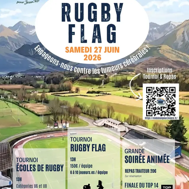 Tournoi de rugby flag
