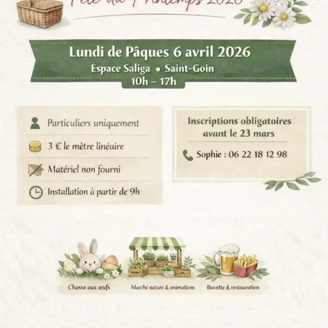 Vide grenier - Fête du printemps