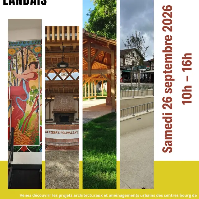 Visite archi Affiche visite Landes