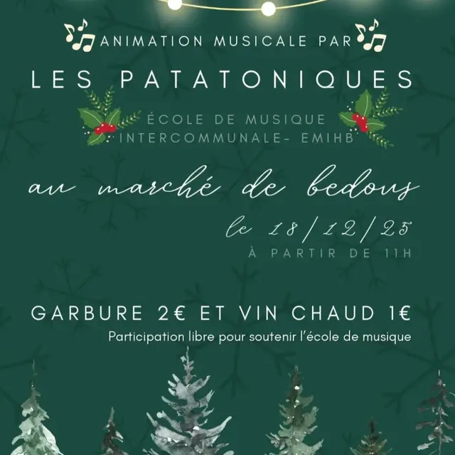 animation marché Bedous noël